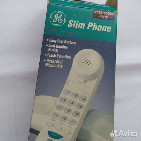 Проводной стационарный телефон slim phone объявление продам