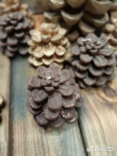 Свечи шишки. Набор