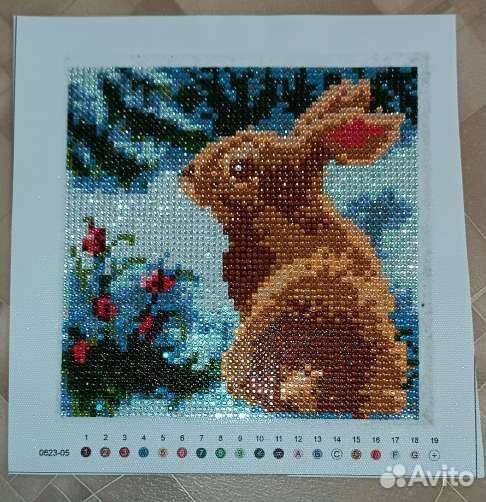 Алмазная мозаика собранная