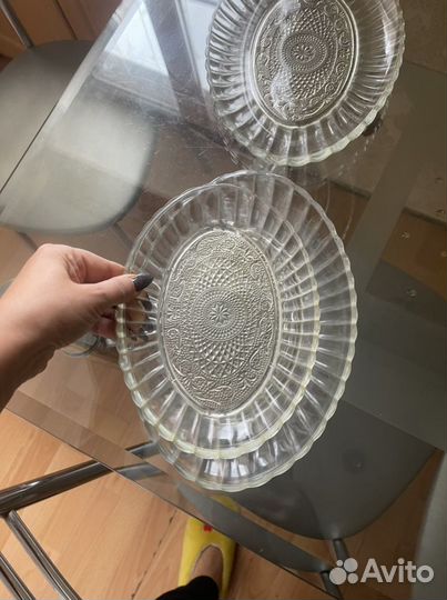 Блюда из стекла б/у