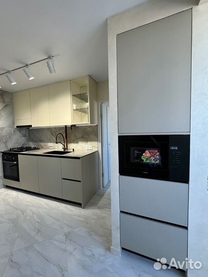 Кухня прямая маленькая на заказ