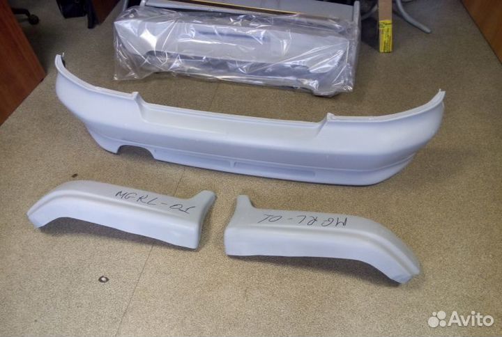 Бампер задний VR-4 Super для Mitsubishi Galant 8