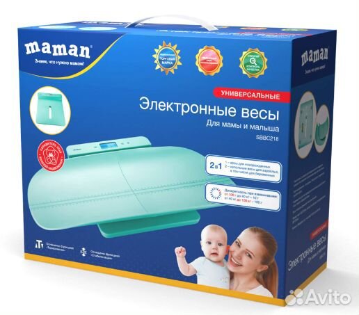 Электронные весы Maman 2 в 1