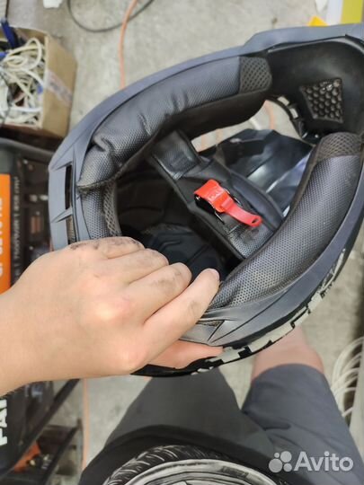 Мото шлем кросовый