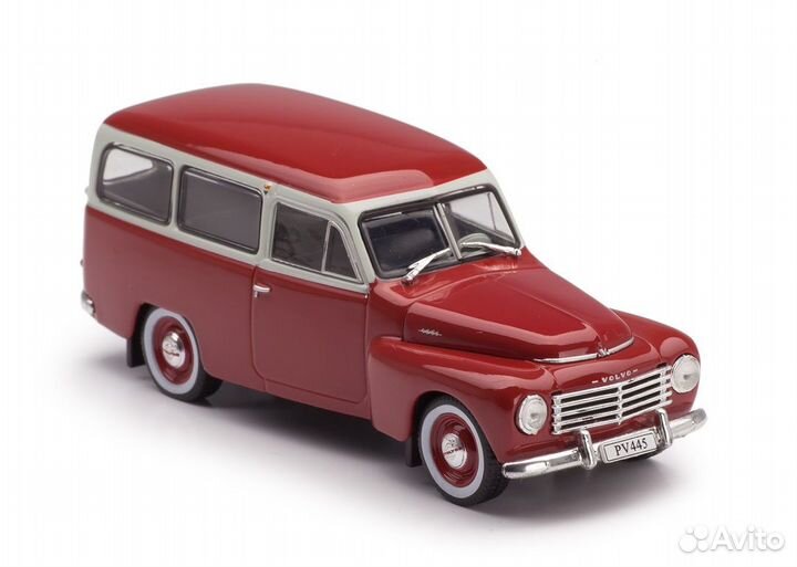 Модель Volvo PV445 Duett красный/RED 1/43 IXO/Atla