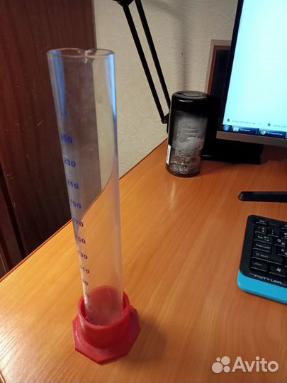 Цилиндр колба для ареометров за стеклянный(250 ml)