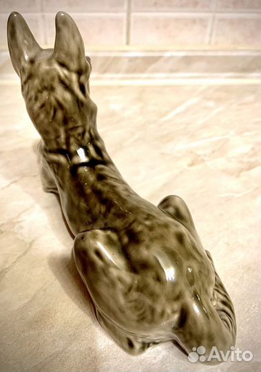 Фарфоровая статуэтка Овчарка лфз СССР