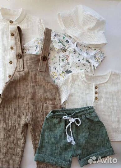 Детская одежда из муслина