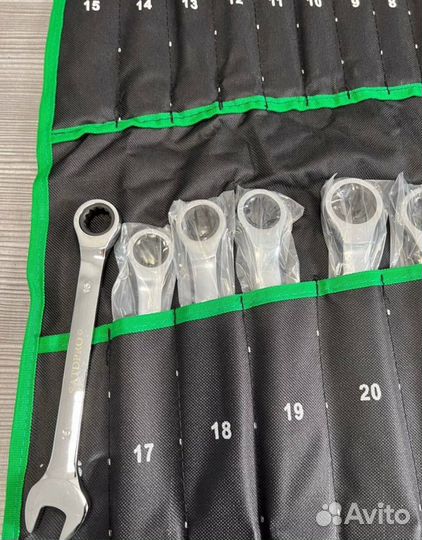 Набор ключей 22 в 1 головки трещетки