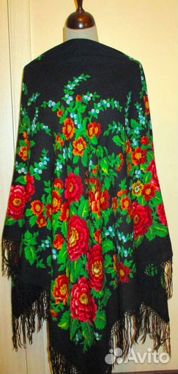 Павловопосадский платок, винтаж