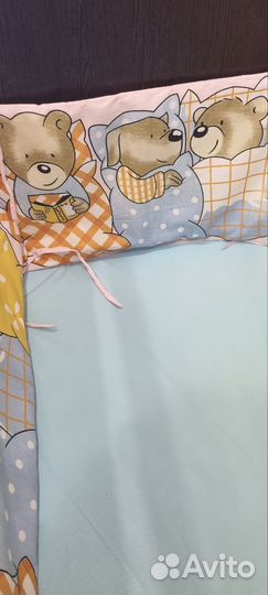 Бортики в детскую кроватку