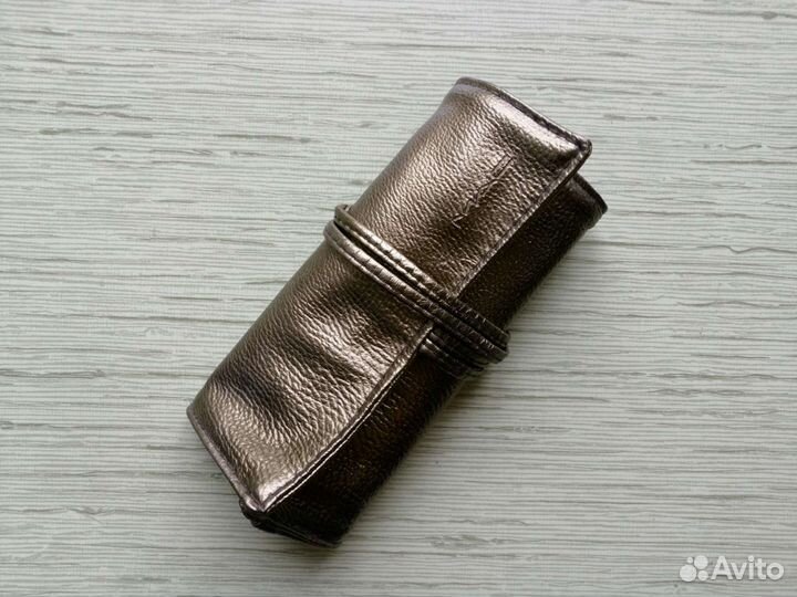 Чехол для кистей для макияжа Mac коричневый