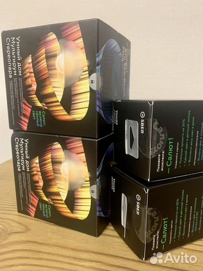 Умная колонка Sber+умная лампочка Sber новые