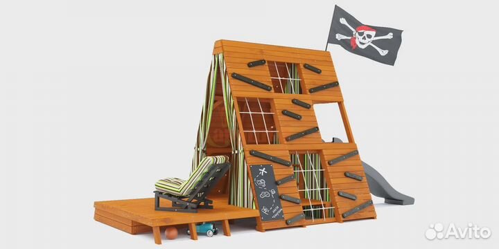 Спортивный домик Савушка База-4 с креслом