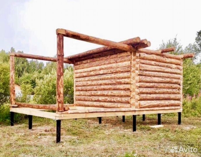 Сруб бани 6х4м, с Доставкой