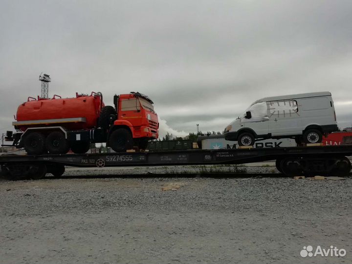 Перевозки по железной дороге и автодоставка от 5т