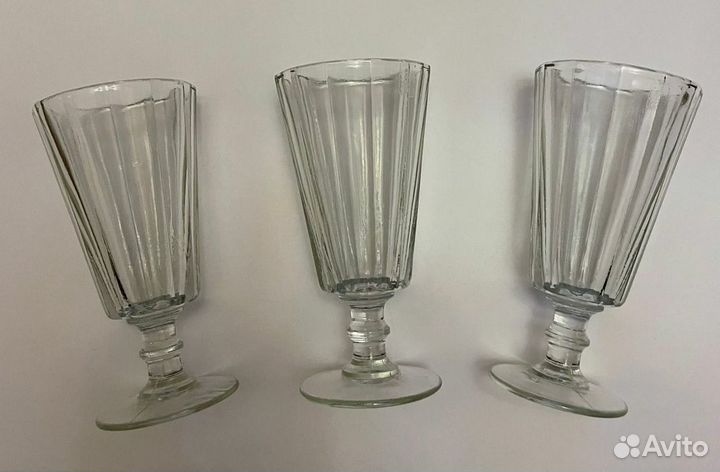 Лафитник граненная рюмка на ножке СССР 1шт