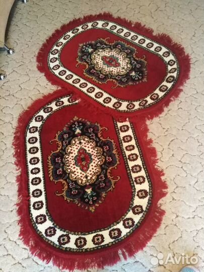 Ковёр 2шт, прикроватные, натуральные