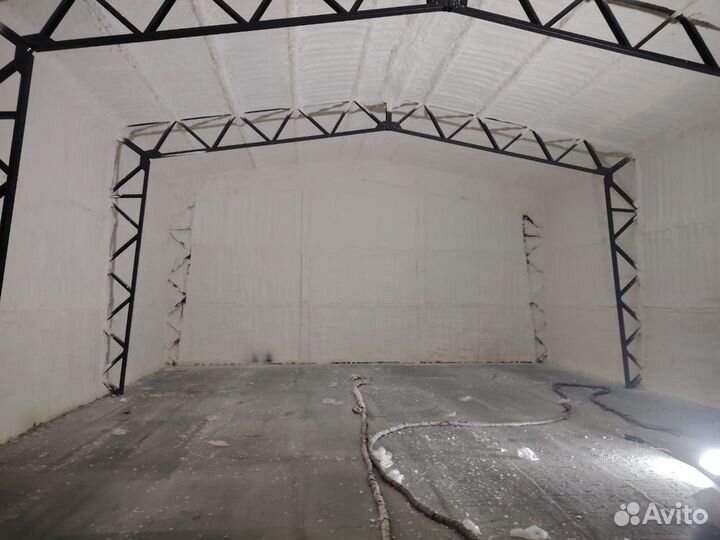 Утепление ангаров ППУ от профи