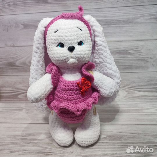 Вязаный зайчик