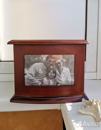 Фотоальбом шкатулка деревянный (2шт)