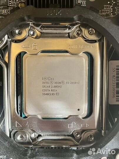 Комплект x79G 2011 Xeon 2650v2 32gb DDR3