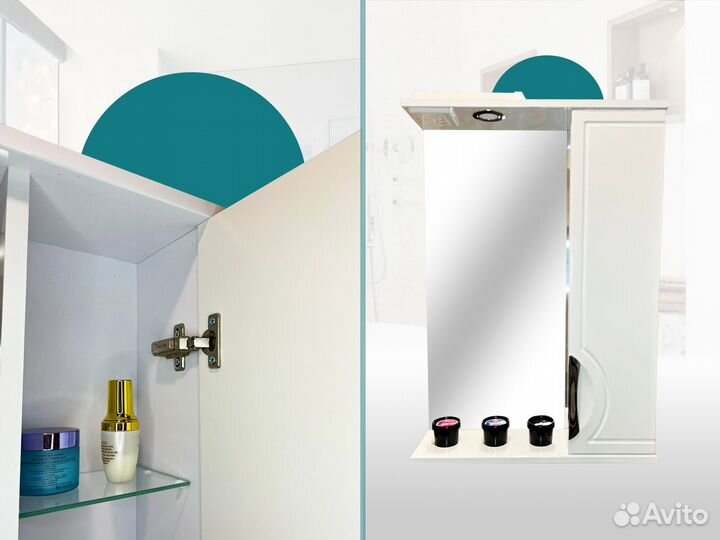 Зеркальный шкаф в ванну