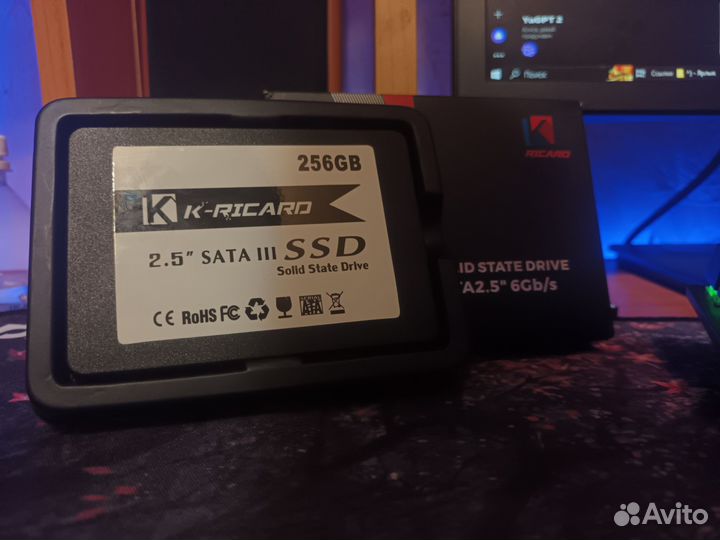 Жесткий диск ssd 256 gb для компьютера k-ricard