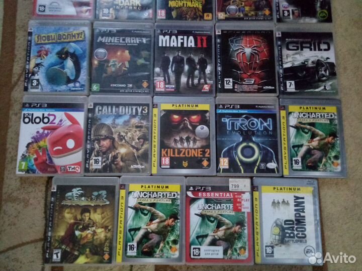 Диски игры ps3