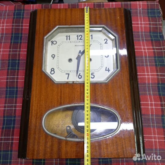 Часы Настенные Механические Часы Янтарь СССР