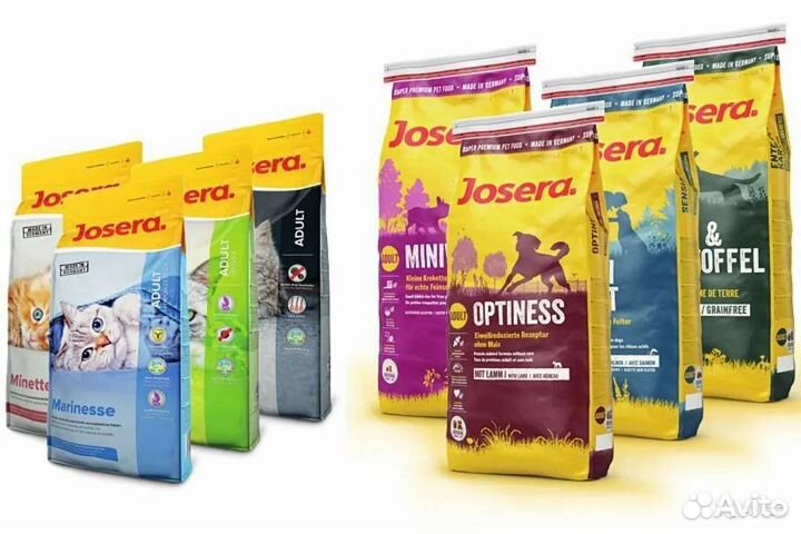 Корма для кошек и собак Josera,Royal,ProPlan,Bosch