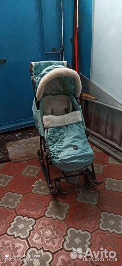 Санки коляска ника
