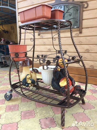 Кованная цветочница 