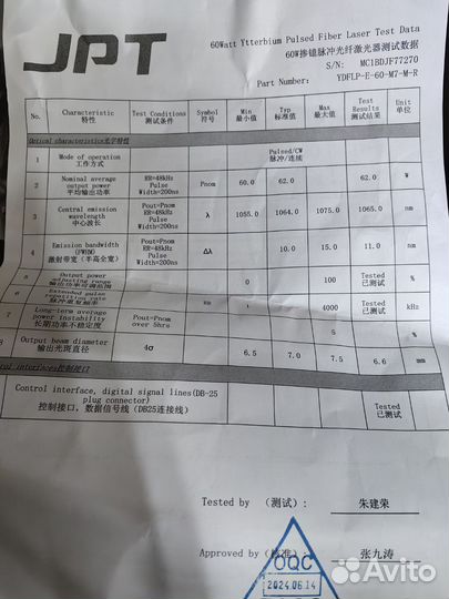 Jpt mopa m7 60w