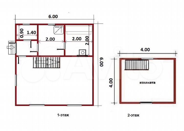 Дом 52 м² на участке 4 сот.
