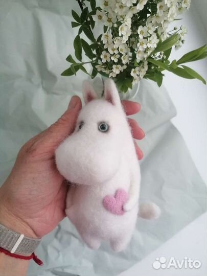 Муми Тролль с сердечком