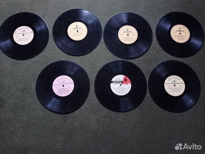 Ретро винил пластинки времен СССР