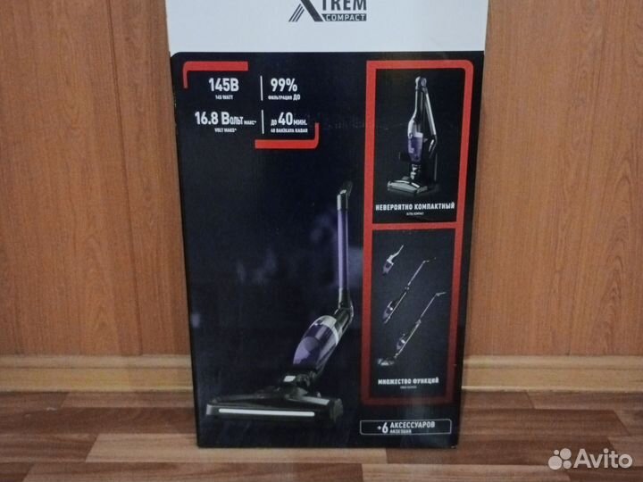 Вертикальный пылесос tefal