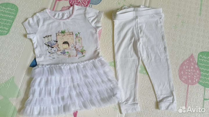 Вещи на девочку пакетом 86 р