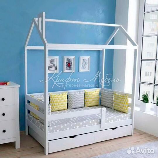 Кровать домик детская Соня-6