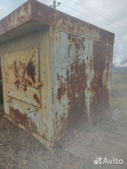 Сарай железный для дачи