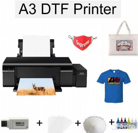DTF принтер Epson l 1800 : A3