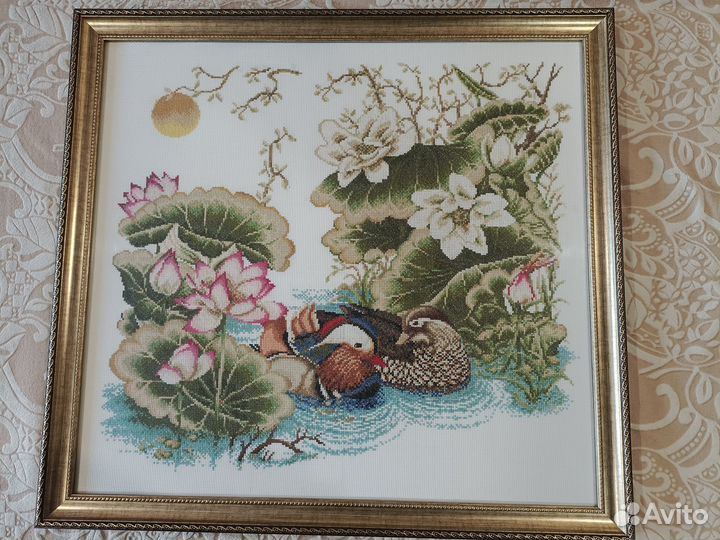 Картина вышитая крестом