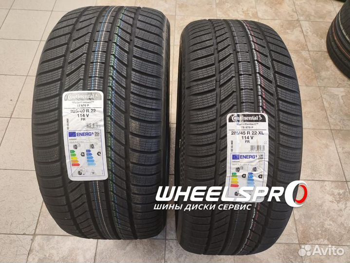 Continental WinterContact TS 870 285/45 R22 и 325/40 R22