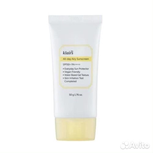Солнцезащитный крем Dear Klairs spf 50 Корея
