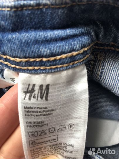 Джинсовые шорты-комбенизон HgM 86-92