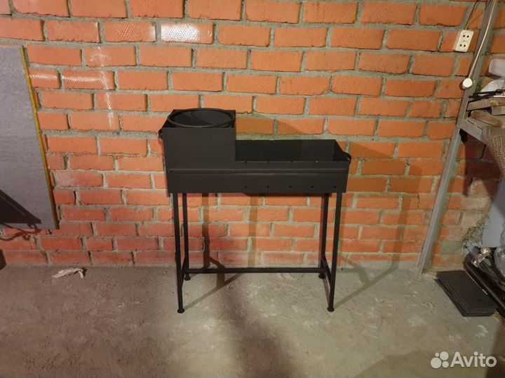 Мангал с кольцом под казан 3 мм