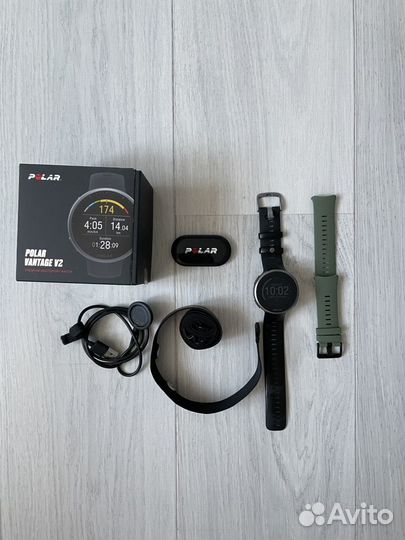 Часы polar vantage v2 + H10 black