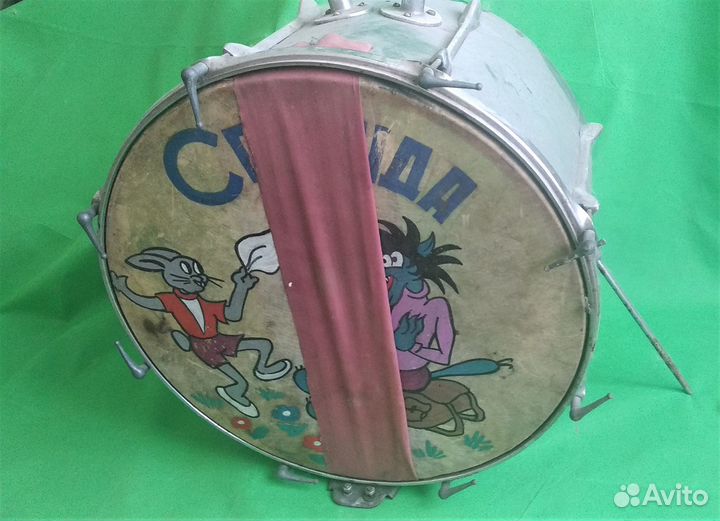Бочка, бас-барабан 20 дюймов. СССР