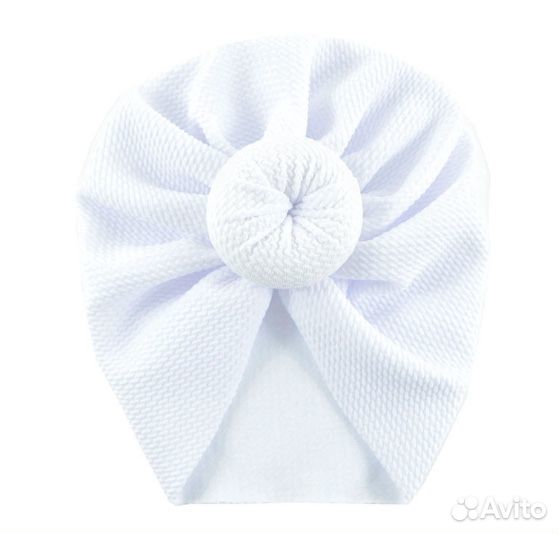 Стильная шапка тюрбан для малышей